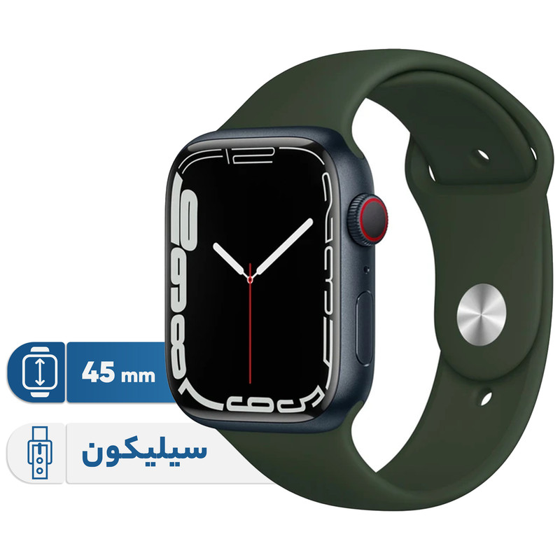ساعت هوشمند اپل واچ سری 7 مدل 45mm Aluminum Case ساعت هوشمند اپل واچ سری 7 مدل 45mm Aluminum Case