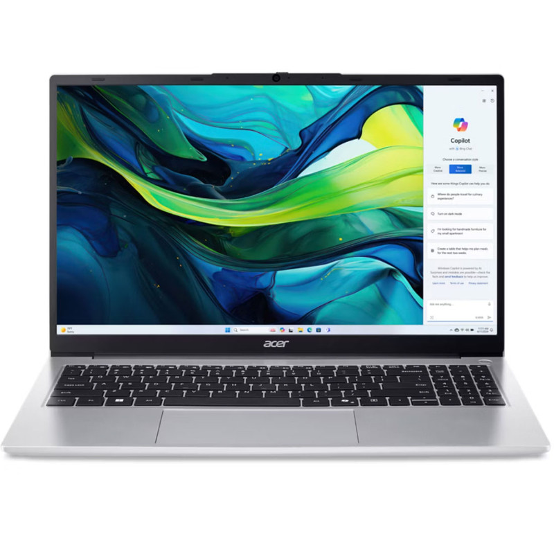 لپ تاپ 15.6 اینچی ایسر مدل Aspire Lite AL15-72P-57JC-i5 13500H-64GB DDR5 4800MHz-2TB SSD-IPS - کاستوم شده لپ تاپ 15.6 اینچی ایسر مدل Aspire Lite AL15-72P-57JC-i5 13500H-64GB DDR5 4800MHz-2TB SSD-IPS - کاستوم شده