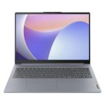 لپتاپ لنوو مدل IdeaPad Slim 3 15IRU8 با پردازنده Core i7-13620H، رم LDDR5 16GB با فرکانس 4800MHz، حافظه SSD با ظرفیت 512GB، نمایشگر 15.6 اینچ IPS با وضوح Full HD