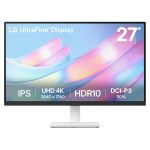 مانیتور 27 اینچ ال جی مدل 27US550-W با وضوح Ultra