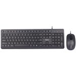 کیبورد و ماوس هترون مدل HKC215، سوییچ ممبران، Full-size
