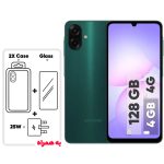 گوشی موبایل سامسونگ مدل Galaxy A07 دو سیم کارت ظرفیت 128 گیگابایت و رم 4 گیگابایت - به همراه شارژر 25 وات سامسونگ، 2 عدد قاب و 1 عدد محافظ صفحه نمایش