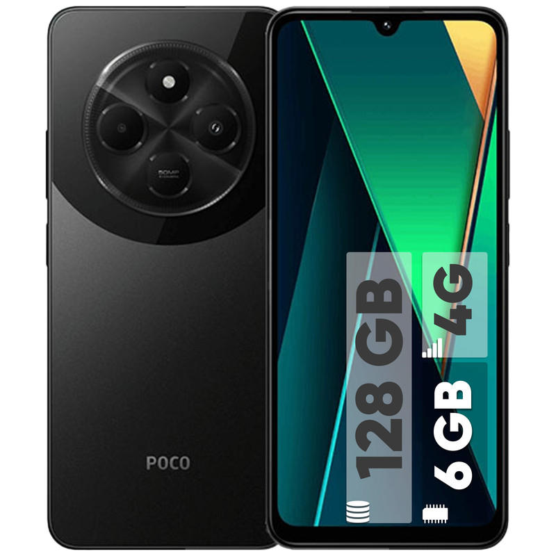 گوشی موبایل شیائومی مدل Poco C75 دو سیم کارت ظرفیت 128 گیگابایت و رم 6 گیگابایت گوشی موبایل شیائومی مدل Poco C75 دو سیم کارت ظرفیت 128 گیگابایت و رم 6 گیگابایت